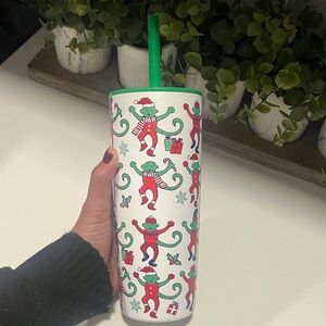 Starbucks x Roller Rabbit Santa 24 oz Tumbler